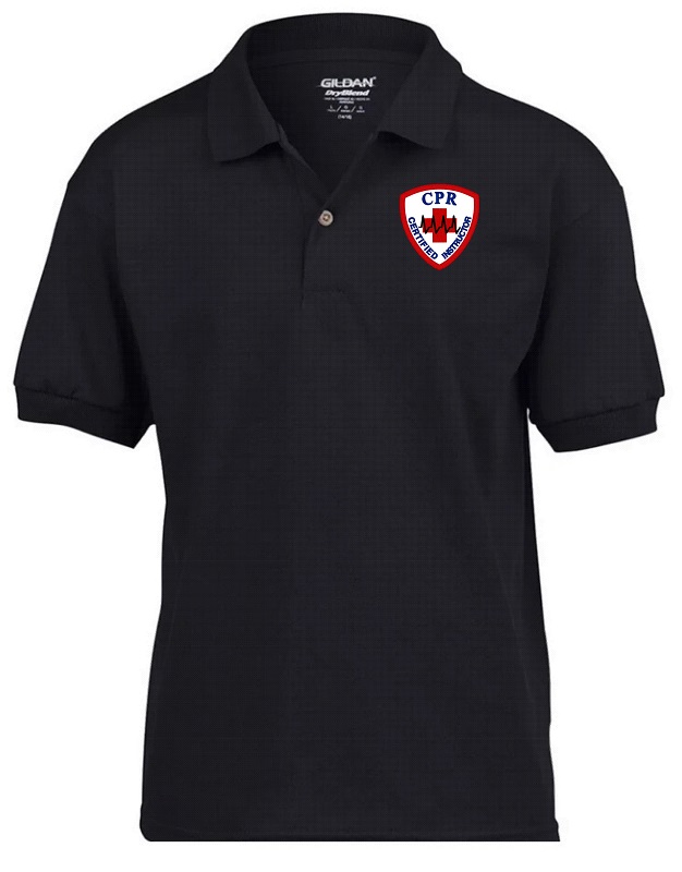 CPR Certified Instructor Polo (image for) CPR Certified Instructor Polo